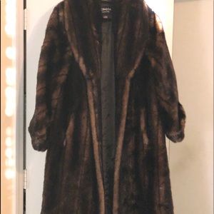 Olympia faux fur coat